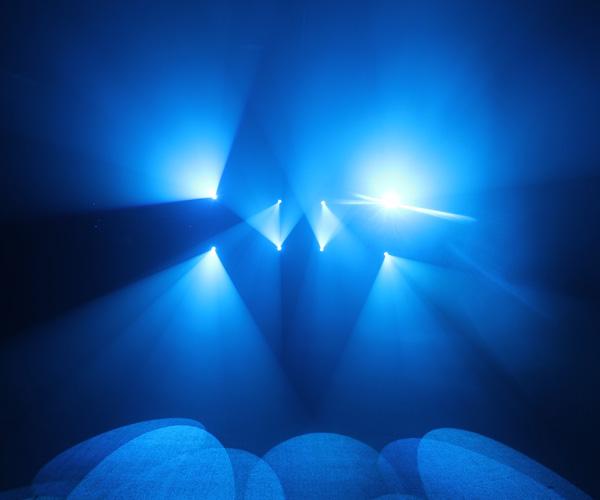 STELLE Gobo-Lichteffekte der drahtloses Steuer-Mini-Disco-50W des Nachtklub-LED bewegliche Haupt