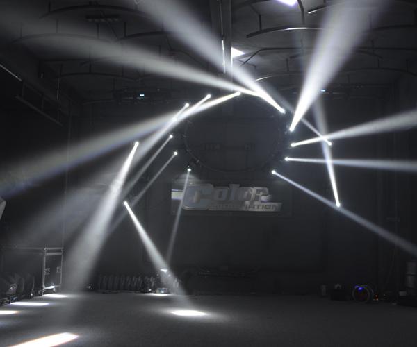 LED strahlen das Stadium, das Mini-LED beweglichen Kopf des drahtloses Steuerfür kleines Konzert/Disco beleuchtet