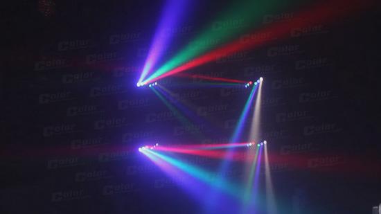 Kühler weißer Mini-LED beweglicher Hauptministrahl DMX Chanels für Vereine/bewegliches DJ